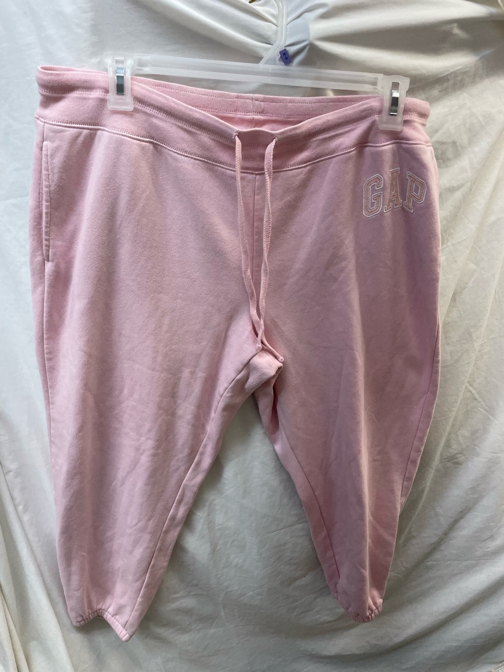 GAP Pink fleece Cozy Drawstring Sweatpants - ladies sz XL
